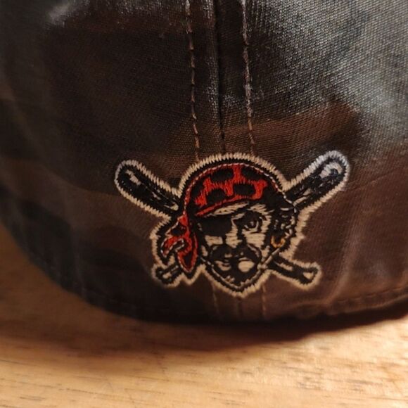 47 Brand Pittsburgh Pirates Camo XXL Stretchfit Hat - New - Picture 5 of 9